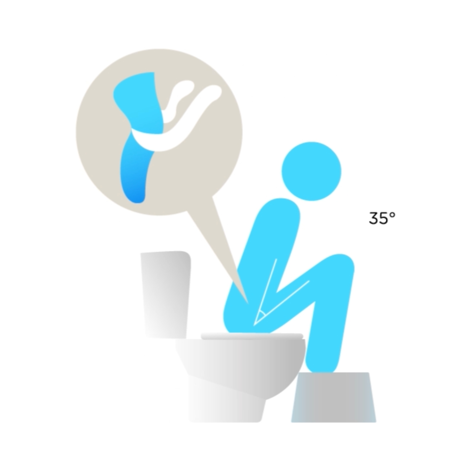 toilettenhocker-wellcare-position-mit Ergonomischer WellCare-Toilettenhocker aus Buchenholz für eine natürliche Hockposition.