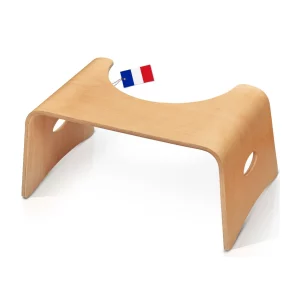 Ergonomischer WellCare-Toilettenhocker aus Buchenholz für eine natürliche Hockposition